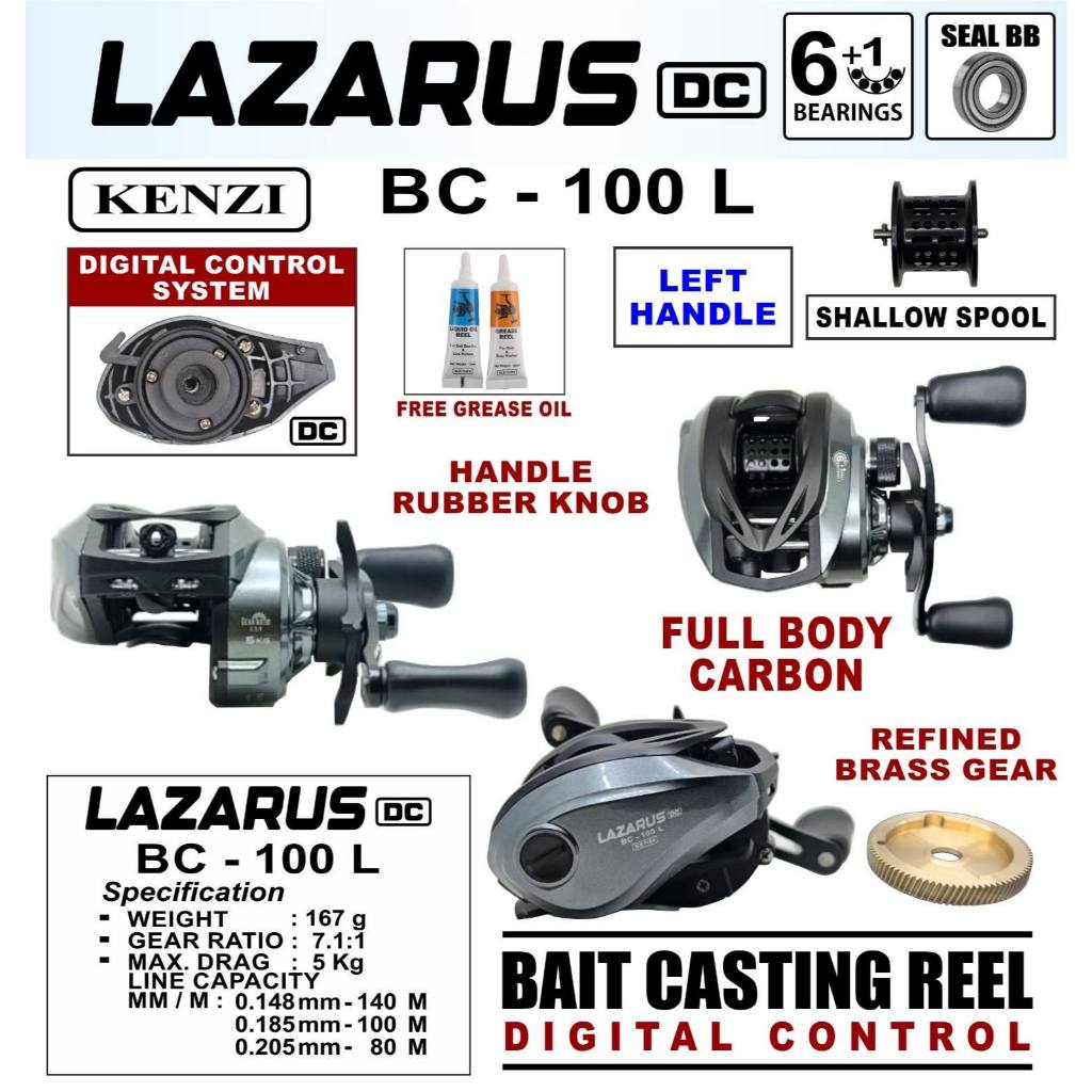 Reel BC / BAITCASTING KENZI LAZARUS BC-100L DIGITAL CONTROL (LEFT HANDLE)