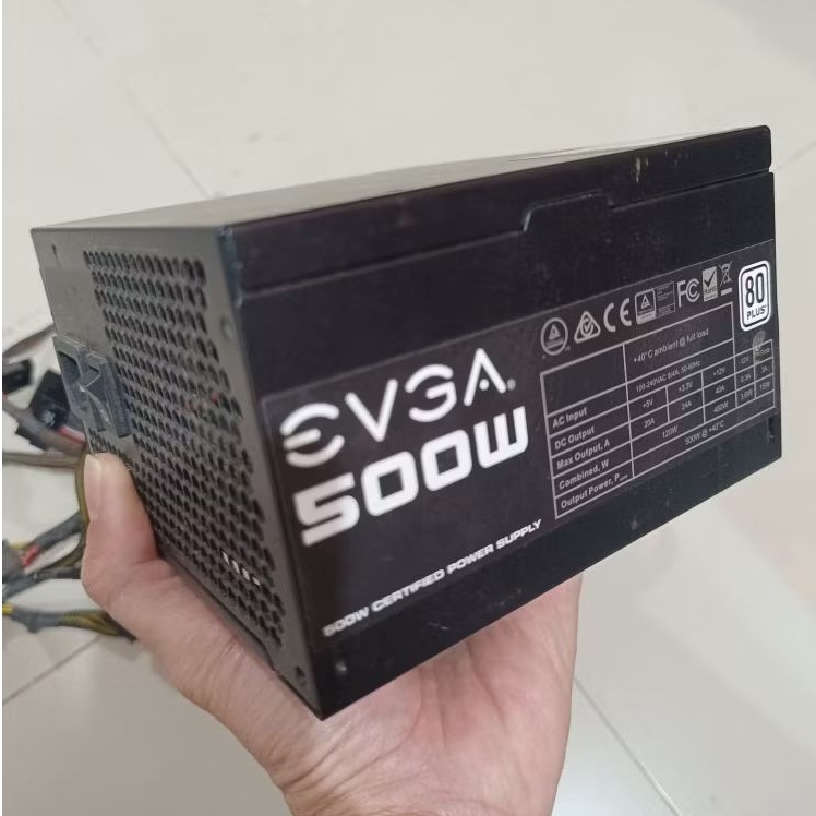 PSU Power Supply EVGA 500W 80 Plus