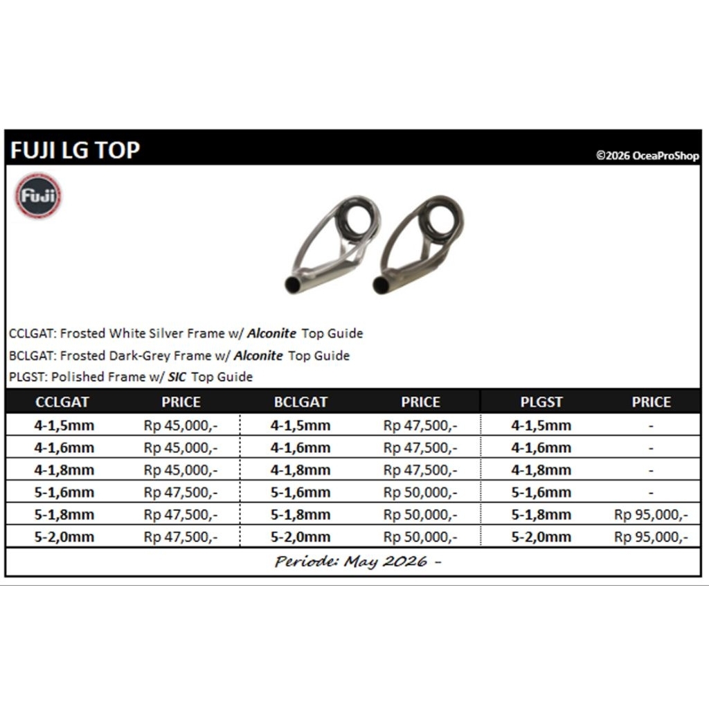 Fuji Top LGAT Alconite Ring