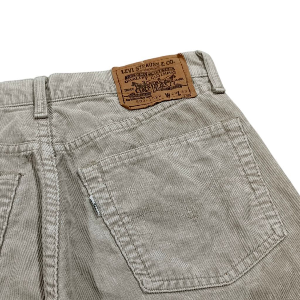 ‎CELANA CORDUROY LEVIS 503 SECOND SIZE 29