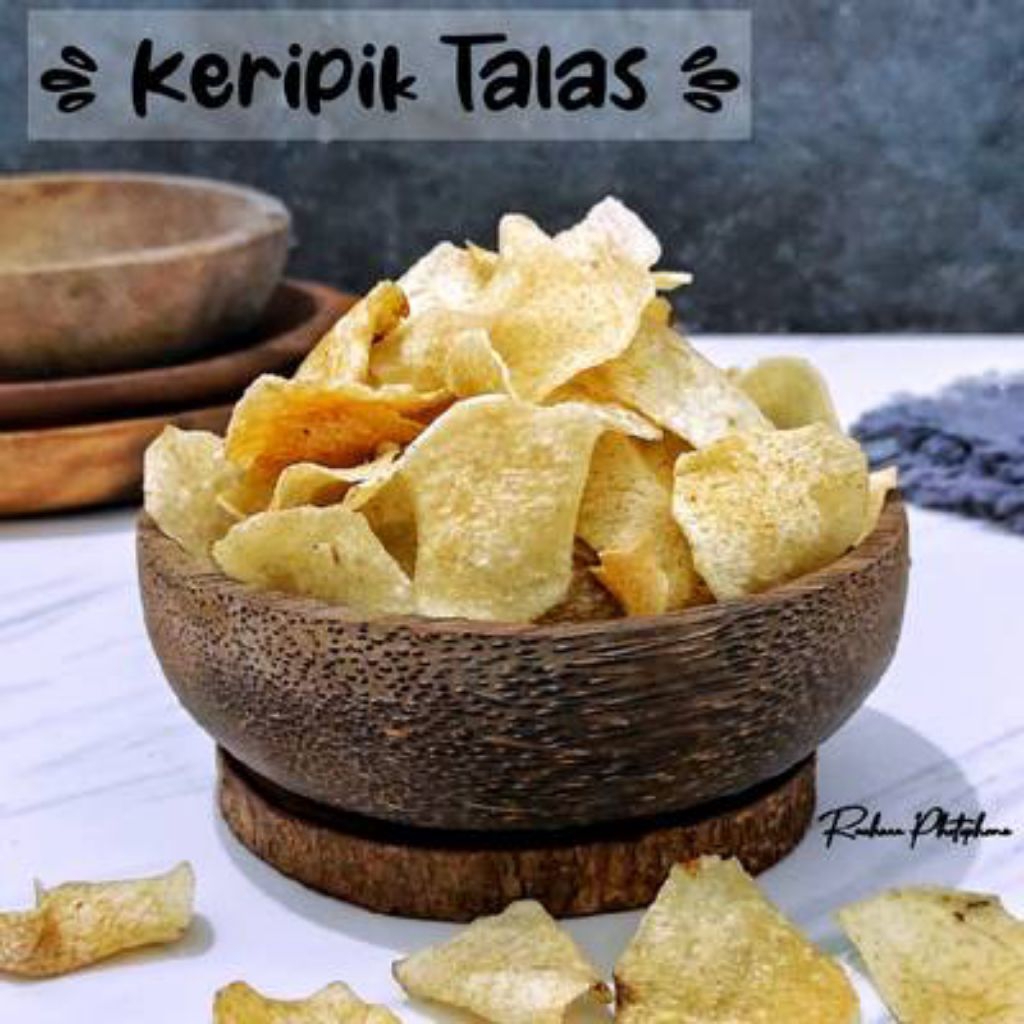 keripik ubi talas original gurih 250 gram keripik talas ubi talas
