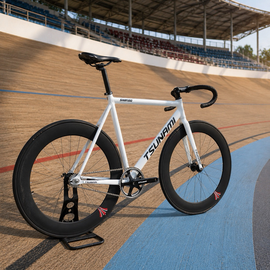 Fullbike tsunami snm100 fixie keren murah
