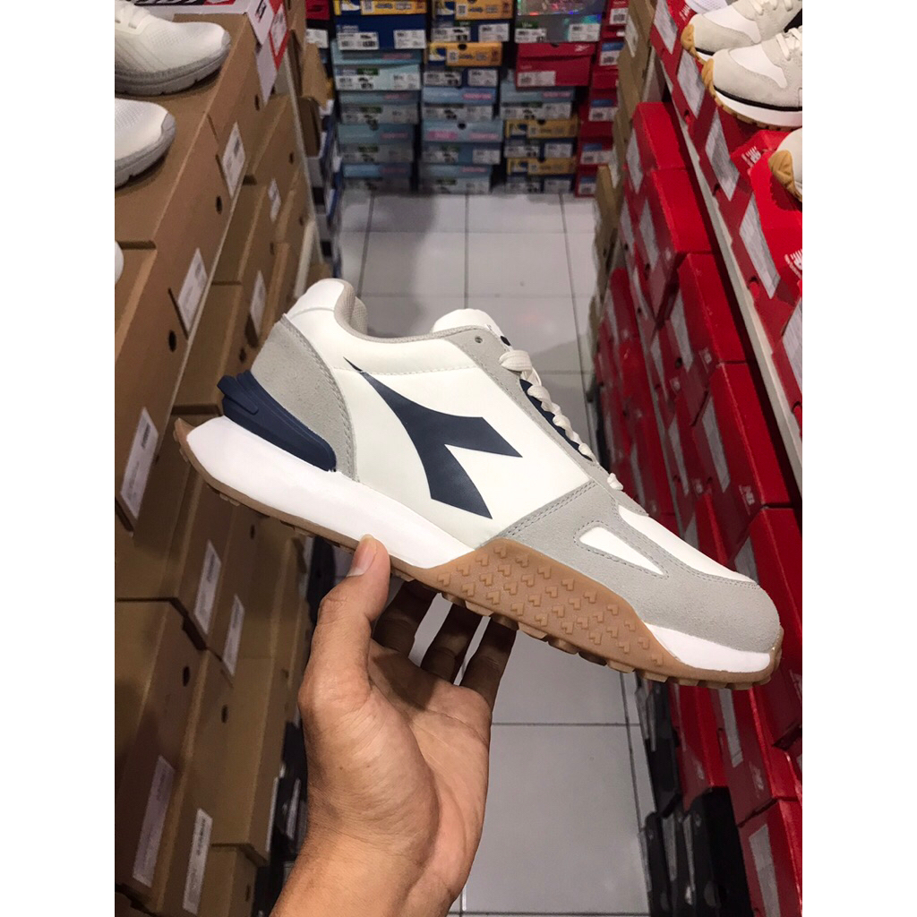 BIG SALE DIADORA CIASSICS PIKURI PUTIH [DIAX15320403] ORIGINAL SEPATU PRIA/SEKOLAH/RUNNING/LARI/SNEA