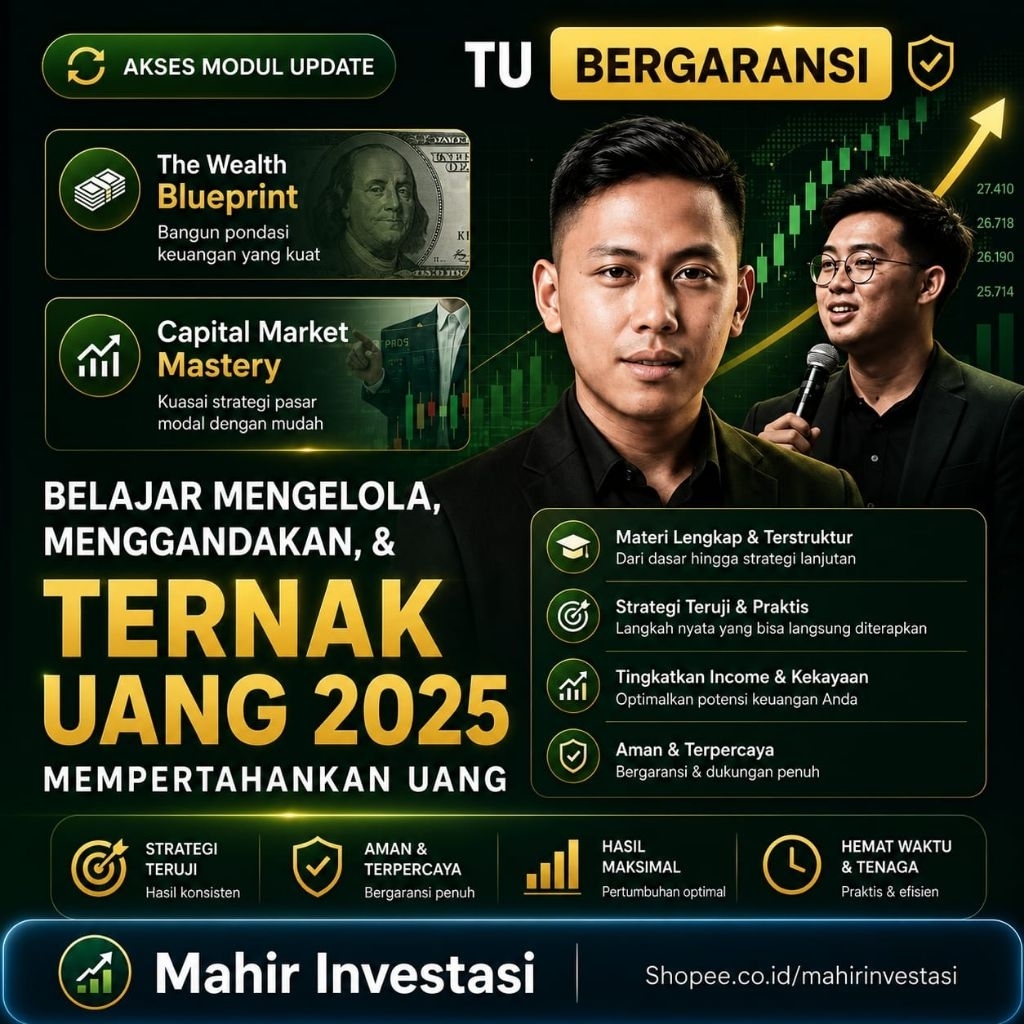 Ternak Uang 2025 Belajar Mengelola, Menggandakan, & Mempertahankan Uang