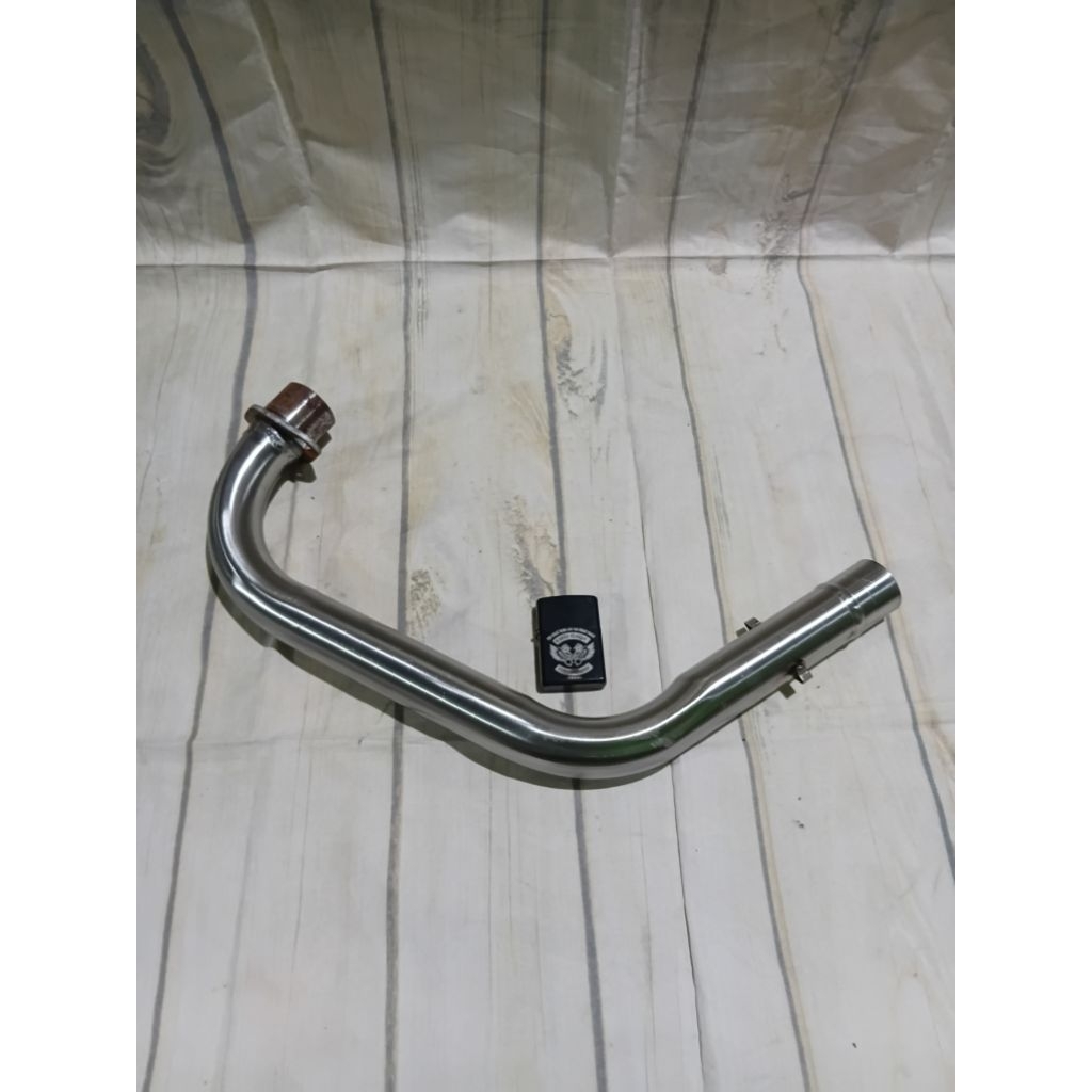 Leheran Knalpot japstyle cb gl megapro verza Tiger Scorpio inlet 38mm stainles
