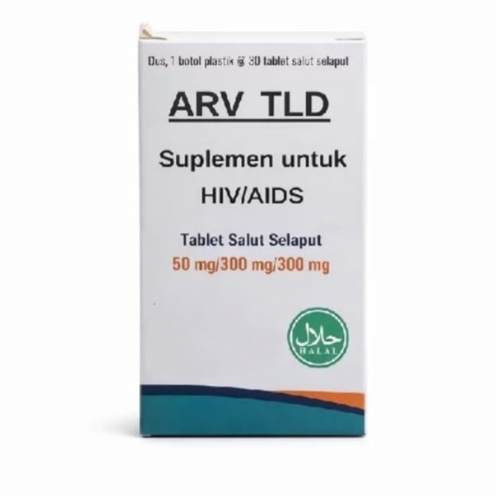 ARV tld biru,suplemen untuk hiv/aids isi 30 tablet