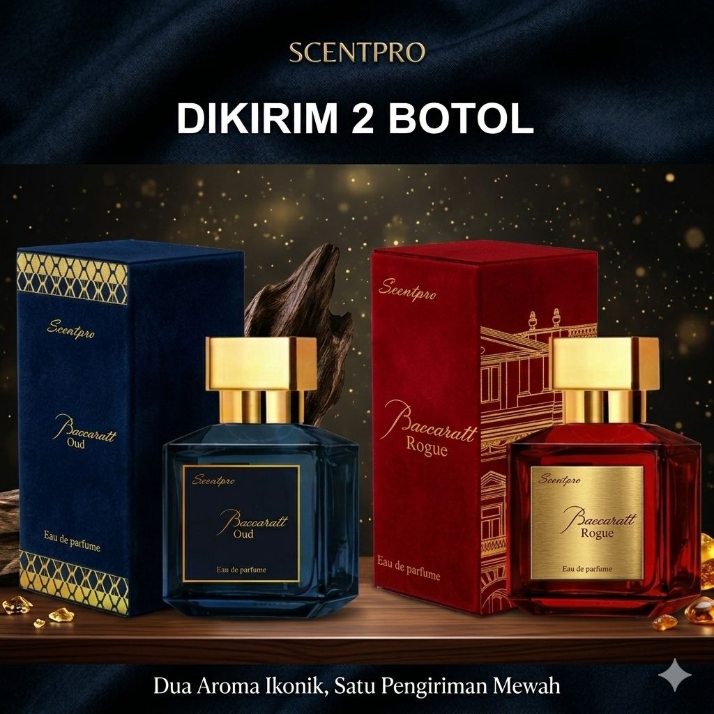 beli 1 gratis 1 parfum baccarat rouge 75ml | baccarat oud hitam wangi tahan lama original box