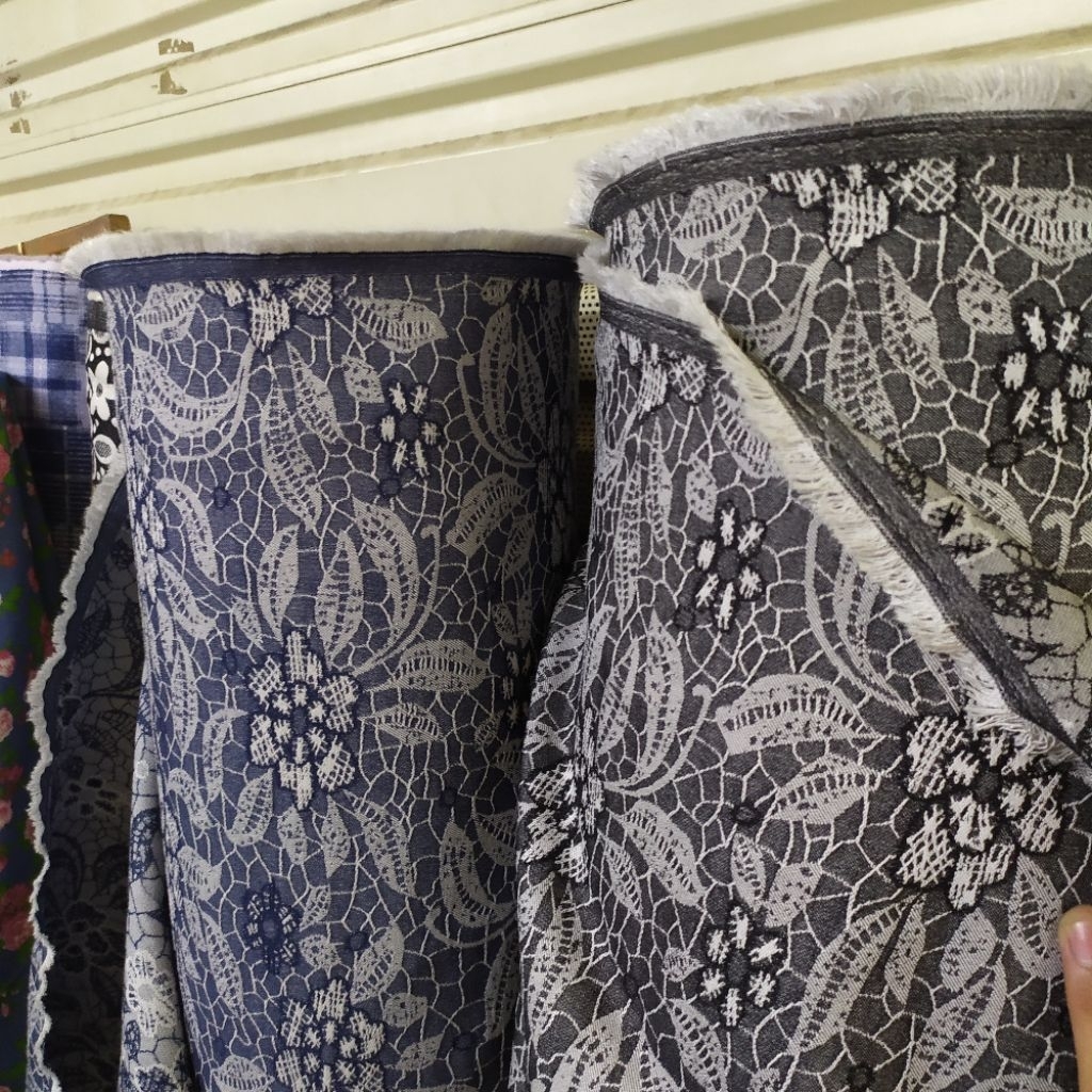 KAIN KATUN DENIM MOTIF/Kain Celana Denim Motif/ Kain Denim Premium Motif