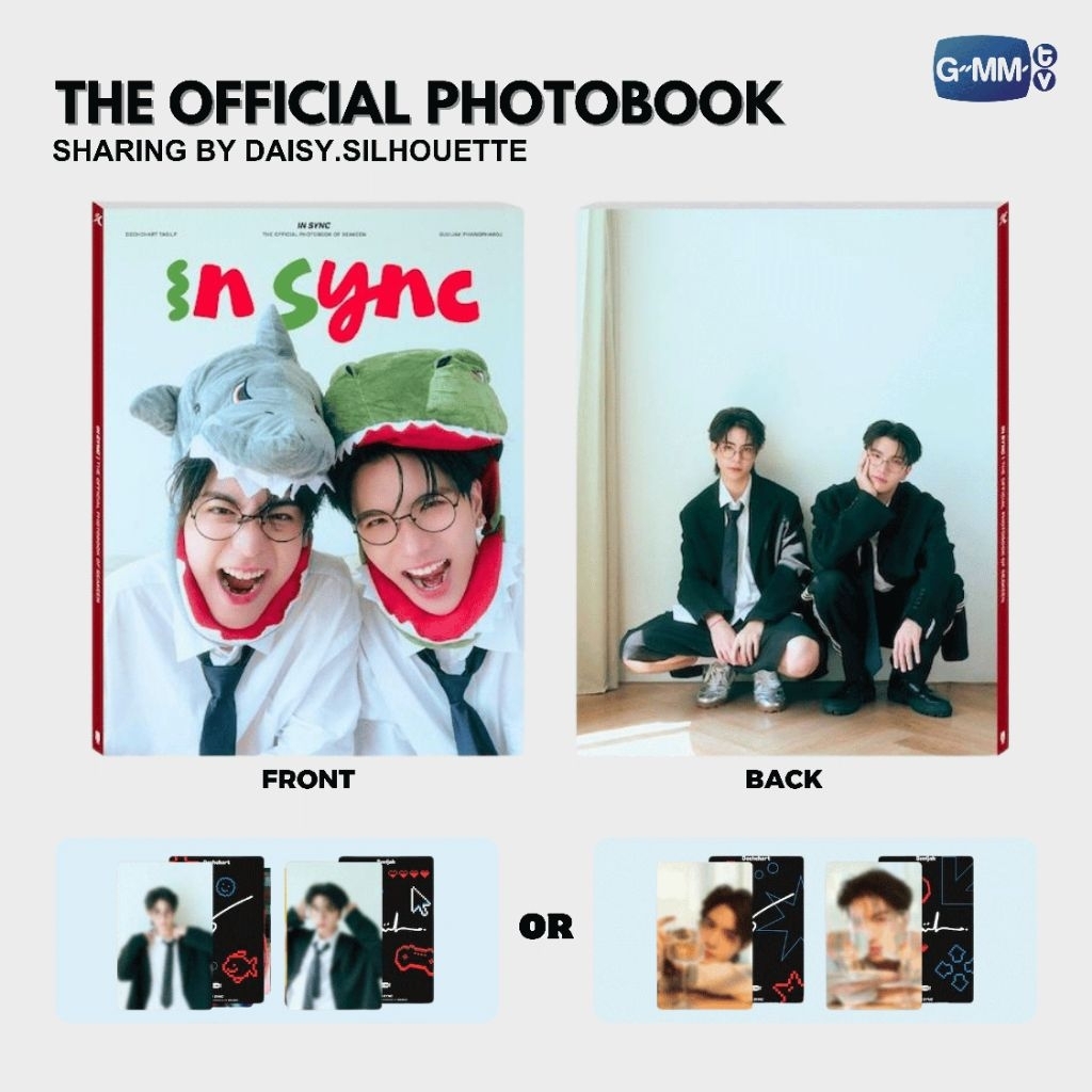 PHOTOBOOK IN SYNC SEAKEEN OFFICIAL || SHARING PHOTOBOOK POSTER POSTCARD PHOTOCARD GMMTV || WTS MERCH