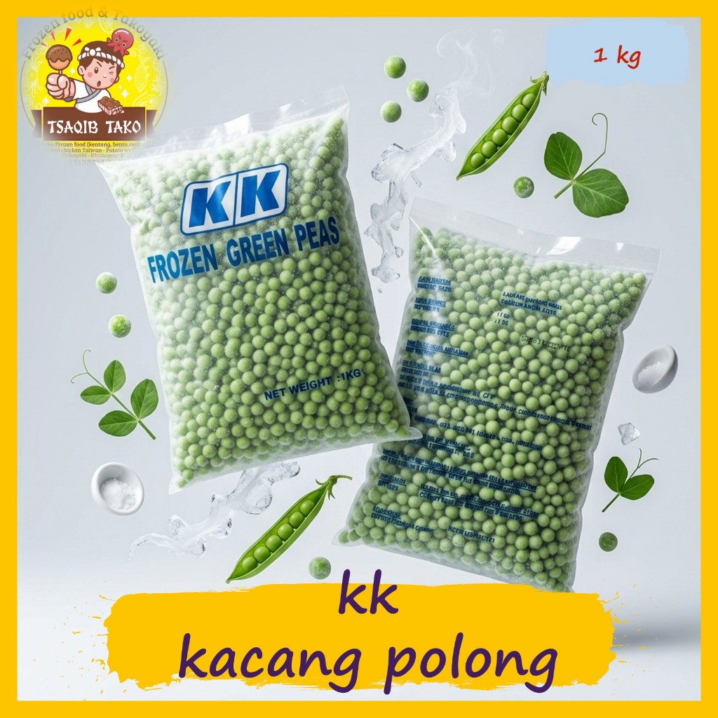 KK Kacang Polong Beku 1kg | Green Peas