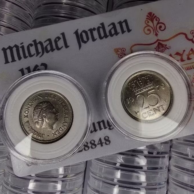 25 cent gulden juliana asli