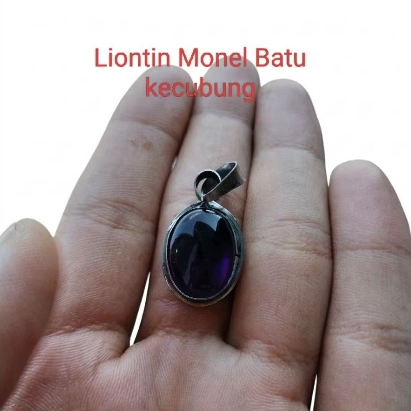 Liontin Monel Batu Kecubung Amethyst