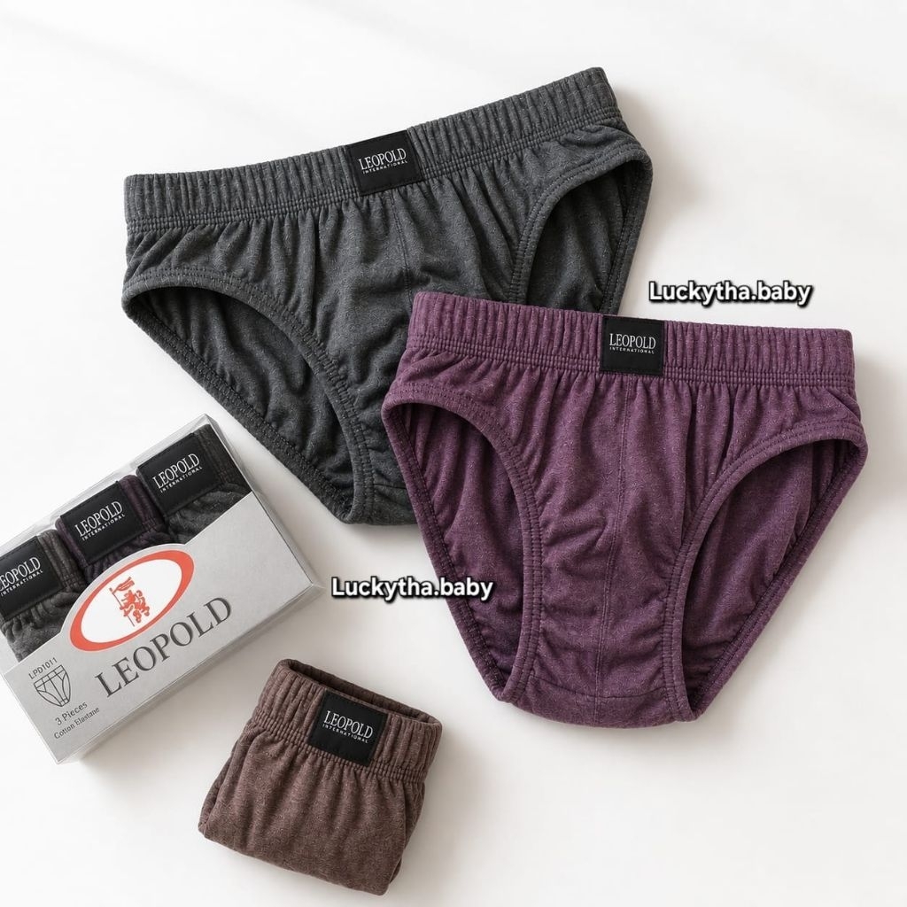 Celana dalam  pria LEOPOLD bahan  katun berkualitas / celana dalam laki-laki dewasa / CD leopold