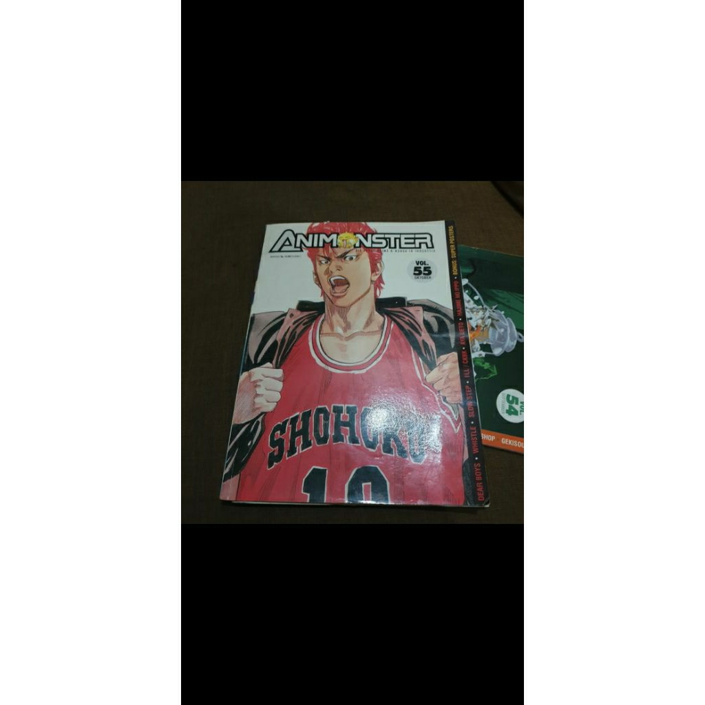 Majalah Animonster cover Slam Dunk + POSTER