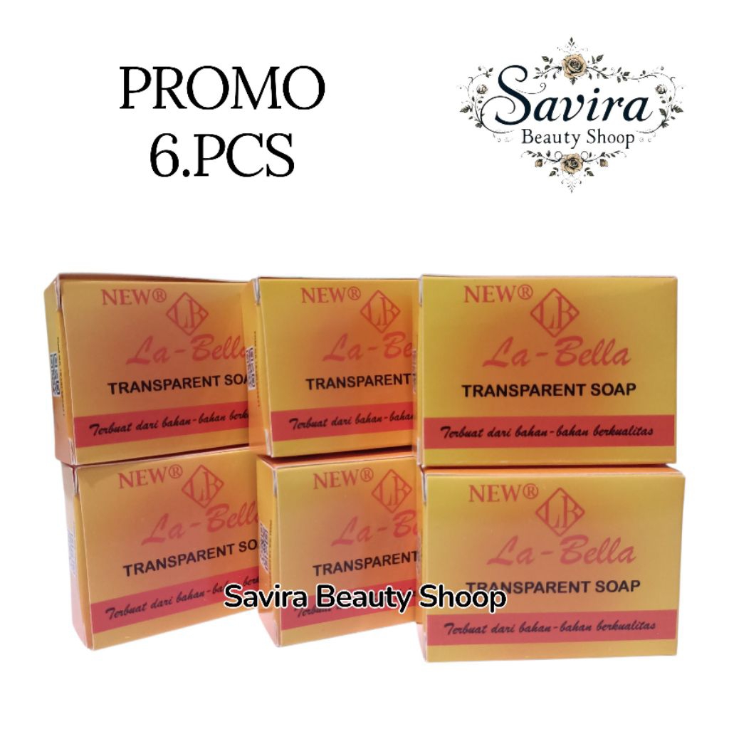 6PCS | Sabun Labella New R Sabun La Bella BPOM cv Herlina Indah