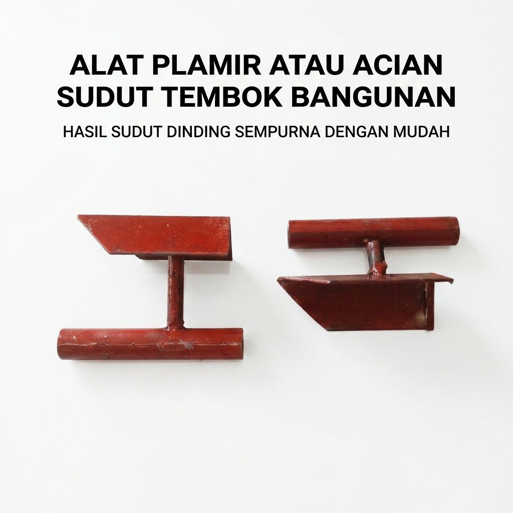 ALAT ACIAN SUDUT TEMBOK ATAU SIKU SIKU TEMBOK 1SET 2PCS LUAR DALAM PANJANG 10CM MUDAH DI GUNAKAN