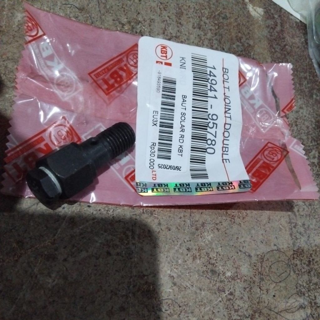 Baut Solar Assy Diesel Kubota Rd85 / Bolt Joint Double KND/RD / Baut Nepel Solar / Baut Boshpom / Ba