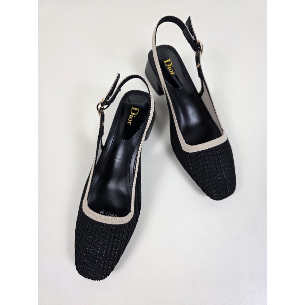 Dior YC-A78-E3 Slingback Pump Technical Fabric  5cm Tampil simpel dan elegan seharian dengan Clarks 