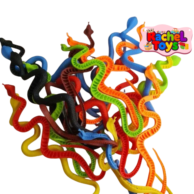 10 Pcs Mainan Ular Kobra Karet CHT-1222 - Mainan Jadul Prank - Edukasi Anak