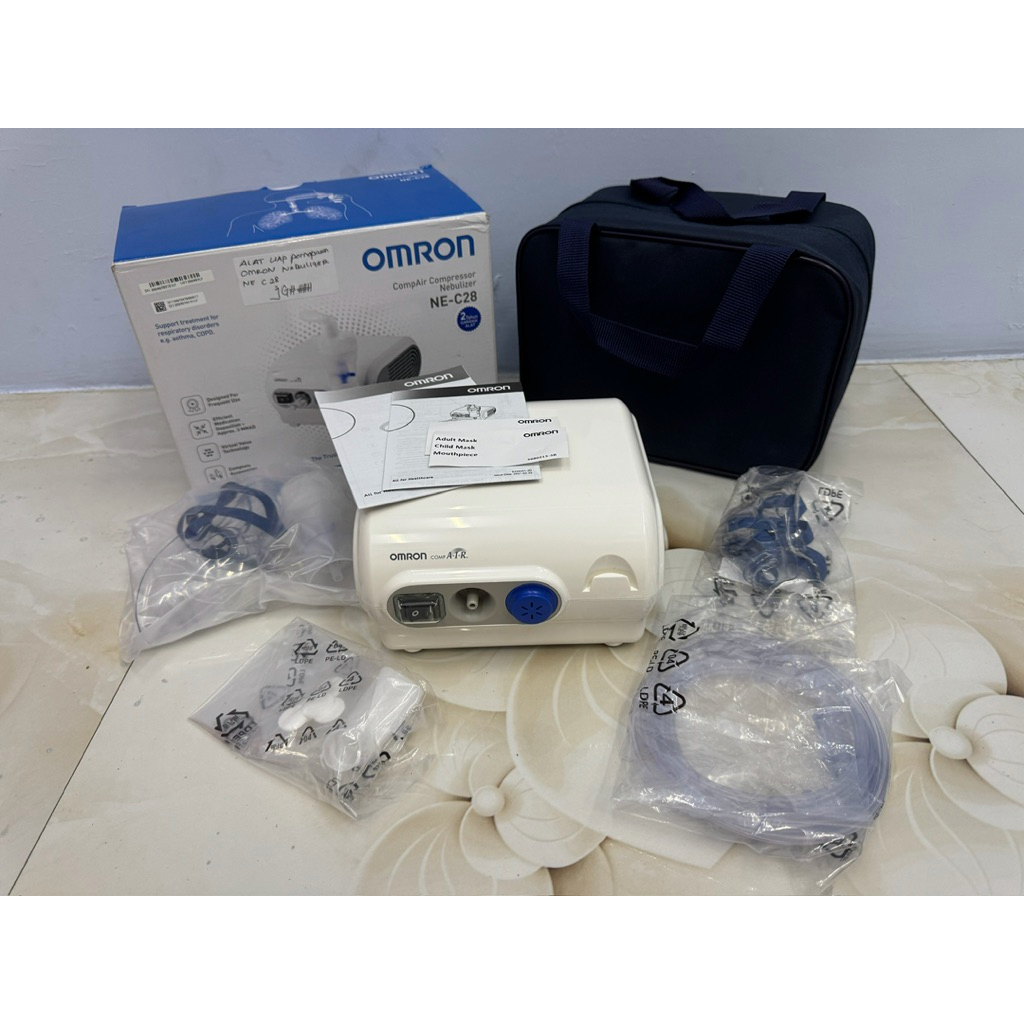 Omron Nebulizer NE-C28 Alat Terapi Uap Pernafasan Omron