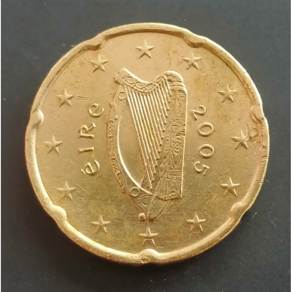 Koin Irlandia 20 Euro Cent 2005