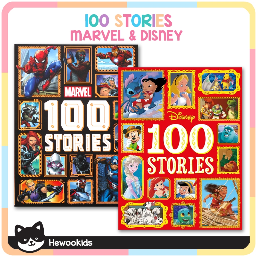 100 Stories Book Disney & Marvel - Treasury Collection