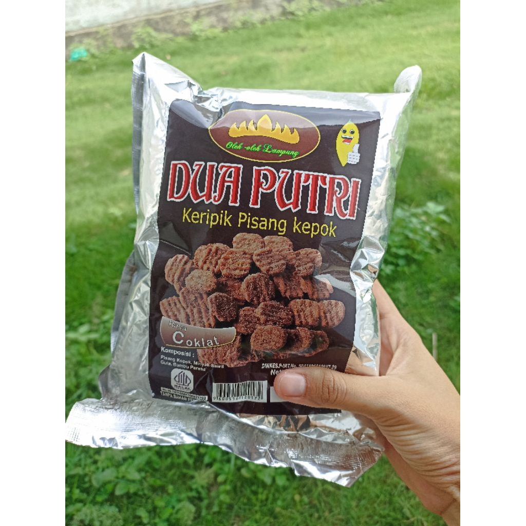 keripik pisang kepok aneka rasa DUA PUTRI | oleh oleh lampung | keripik pisang aneka rasa | keripik 