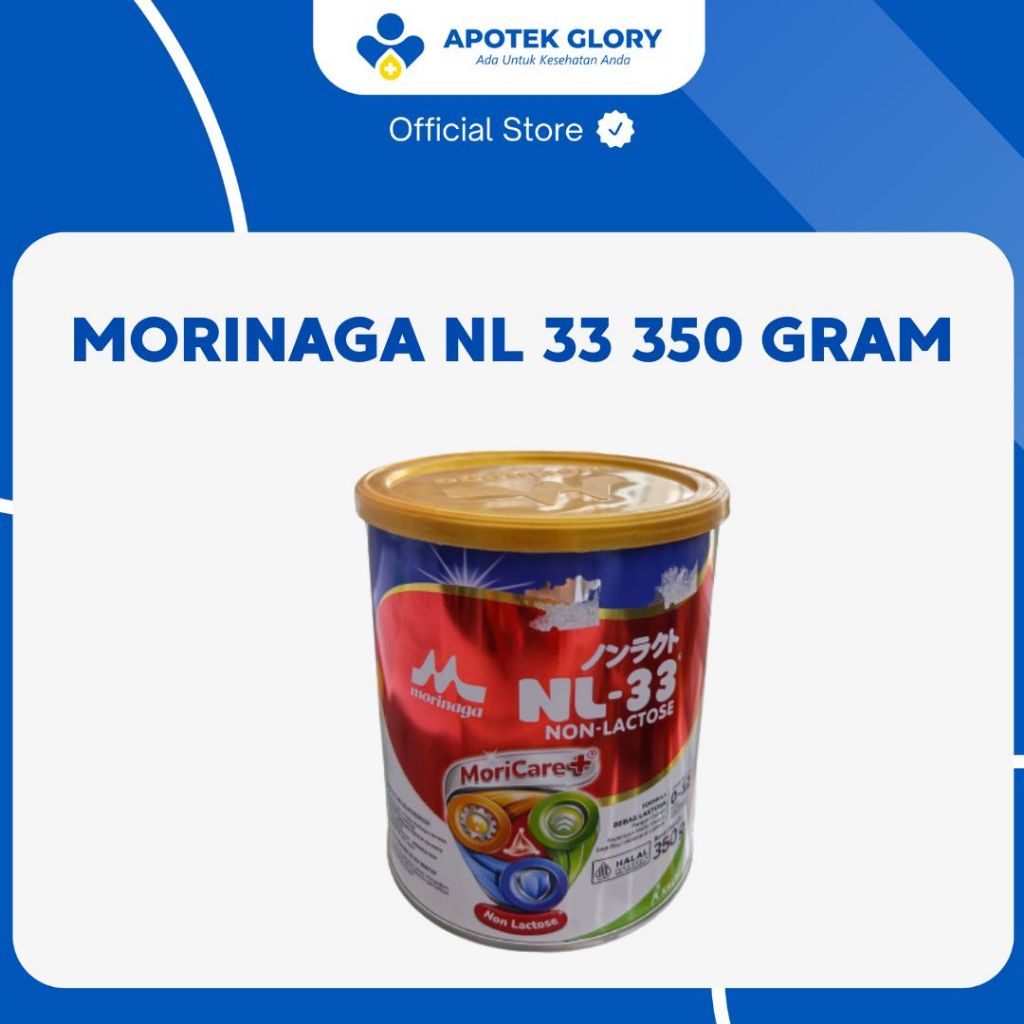 MORINAGA NL 33 350 GRAM/(KALENG)/SUSU BEBAS LACTOSA BAYI