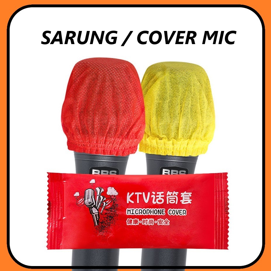 AUTO NET Cover Microphone Sarung Mic Penutup Mikrofon Sekali Pakai Karaoke  KTV