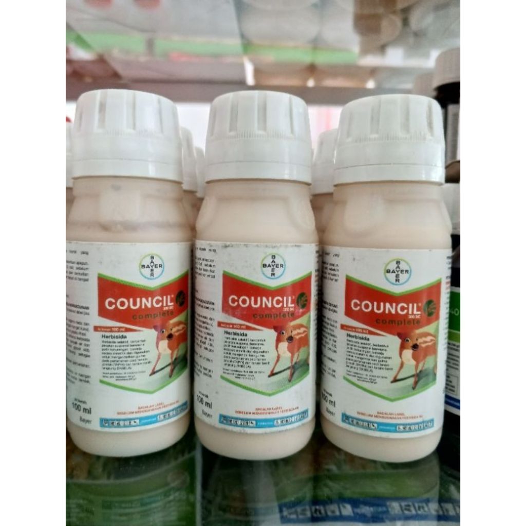 Council 100ml merujuk pada Council Complete 300 SC,