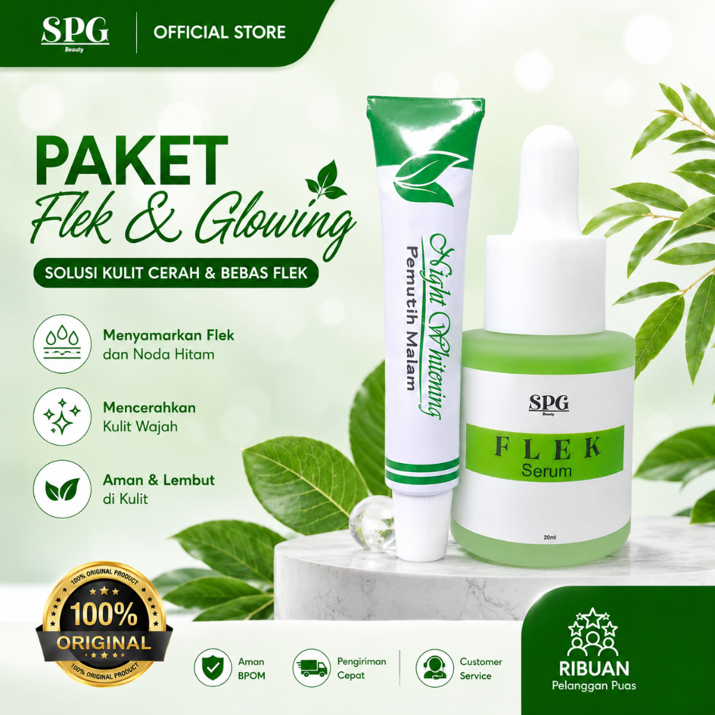 PAKET 2IN1 SALEP KHUSUS MLM DAN SERUM SPG FLEK
