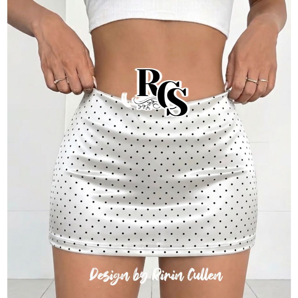 ADDISON mini skirt satin by RCS rok satin pendek bodycon cocok untuk party daily rok pendek premium