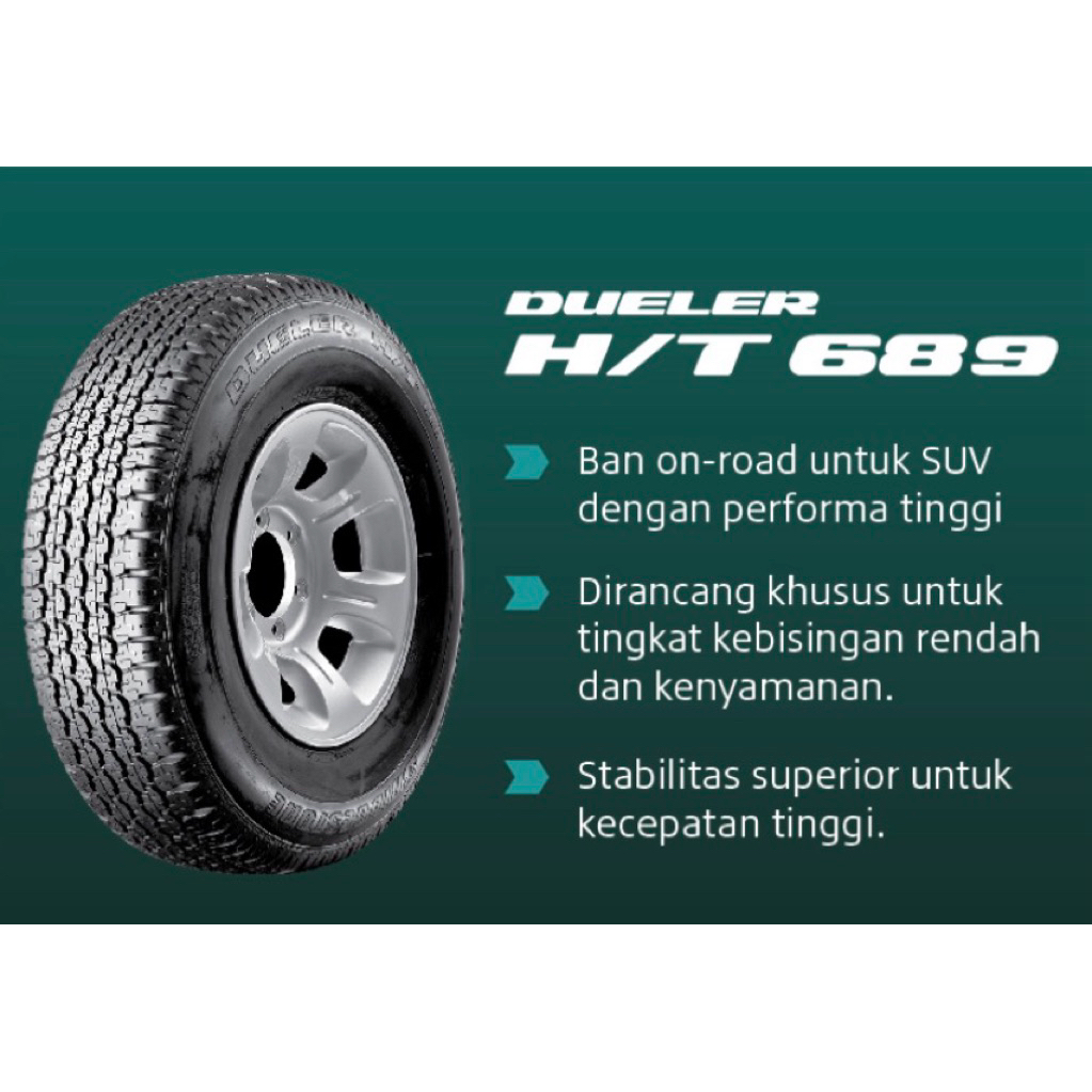 Ban Mobil 215/65 R16 Bridgestone HT 689 Dueler 215 65 16 D689