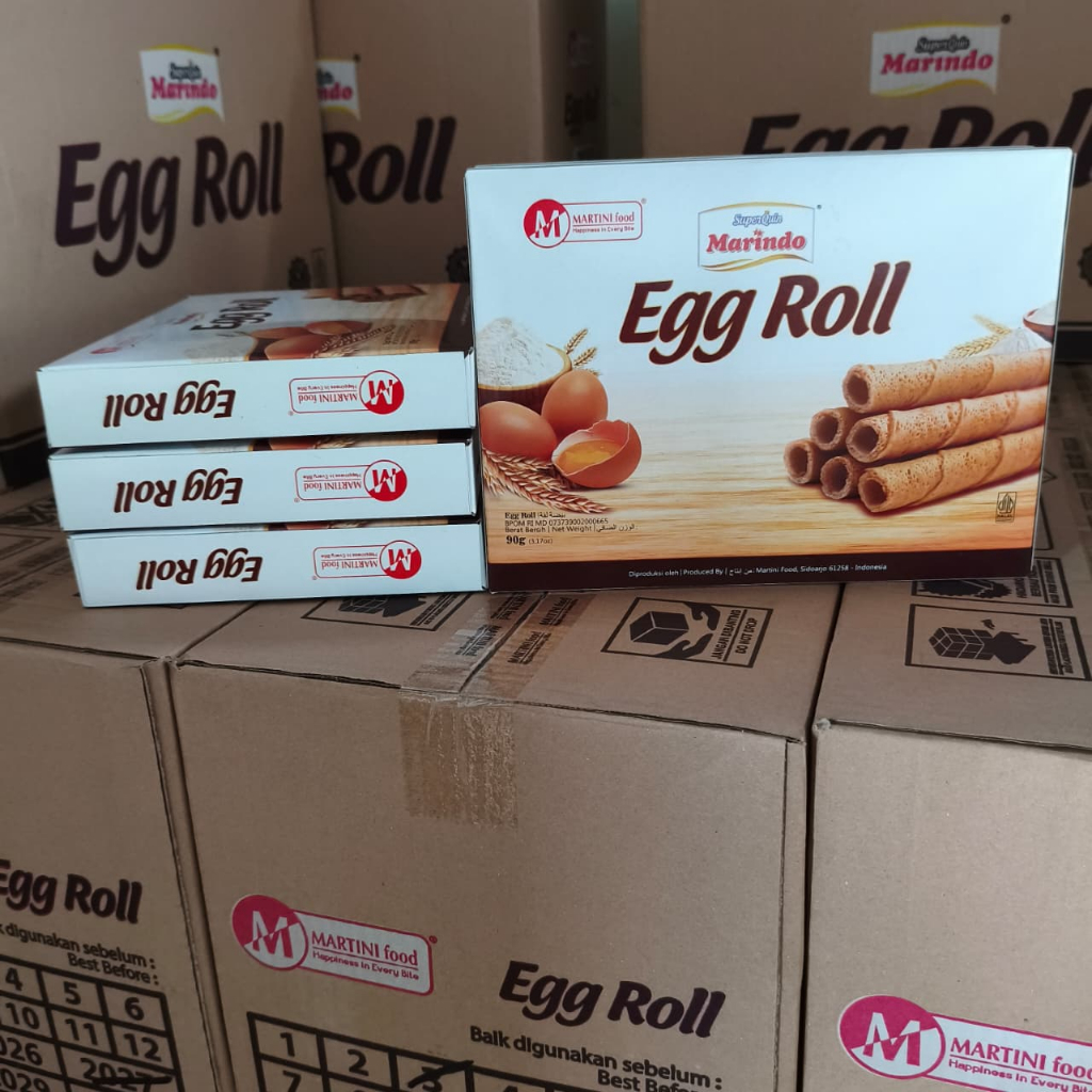Saelaris_ Marindo Egg Roll 90Gr 1 Karton Isi 24