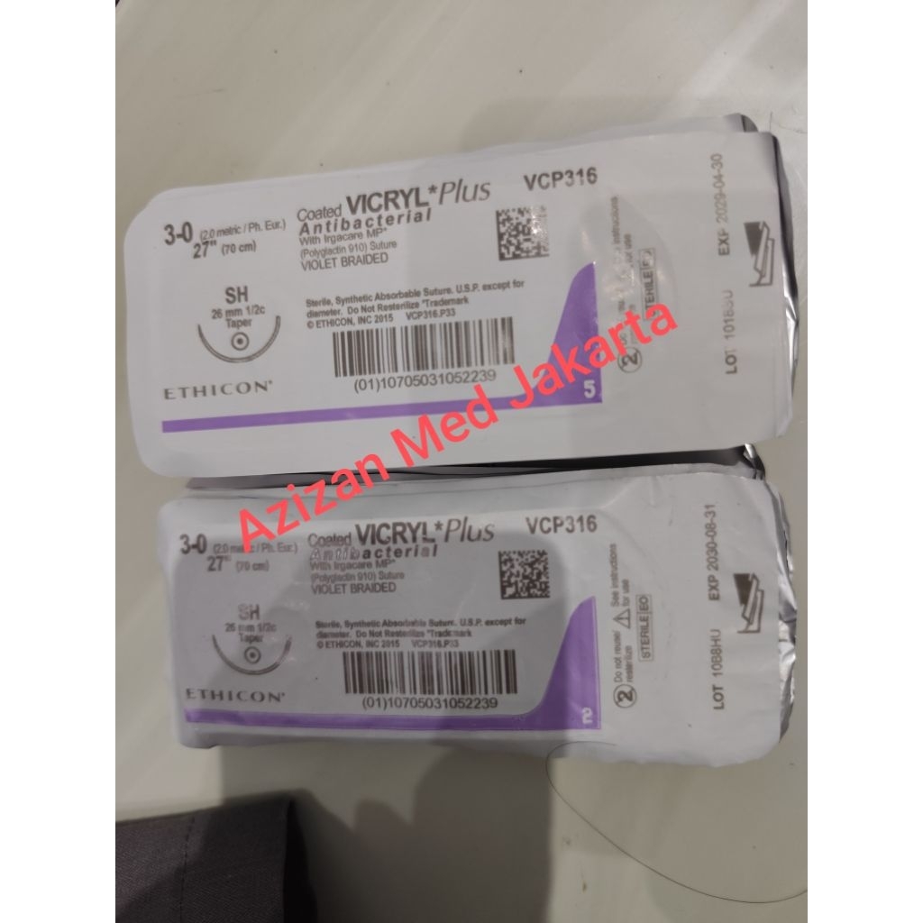Vicryl 3/0 Taper kode VCP316 harga per pc
