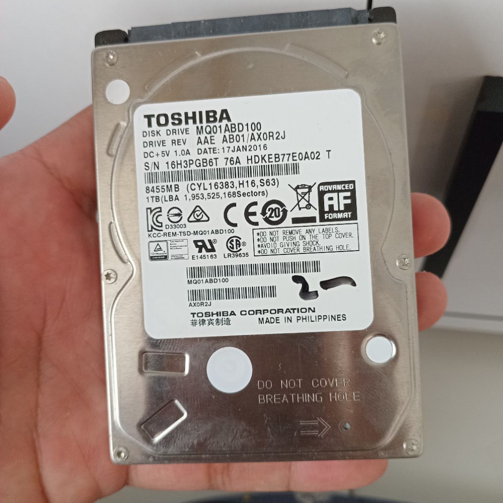 harddisk laptop 1 TB