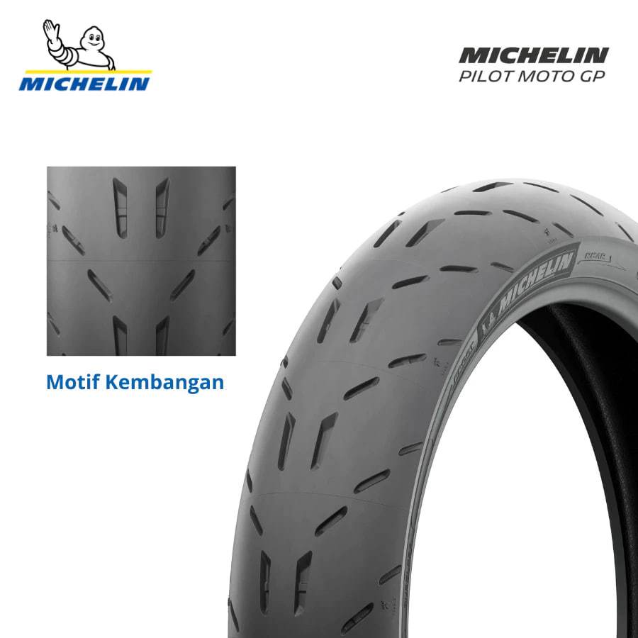 SNI Ban MICHELIN TUBELESS 100/90-14 PILOT MOTO GP Ban Motor MATIC LEXI S, LEXI tubles BELAKANG all s