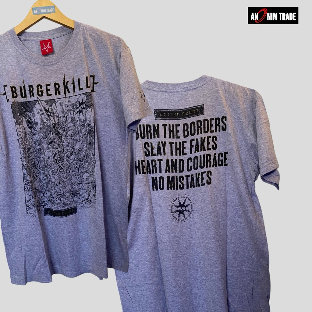 Kaos Band Burgerkill - United Front - Original