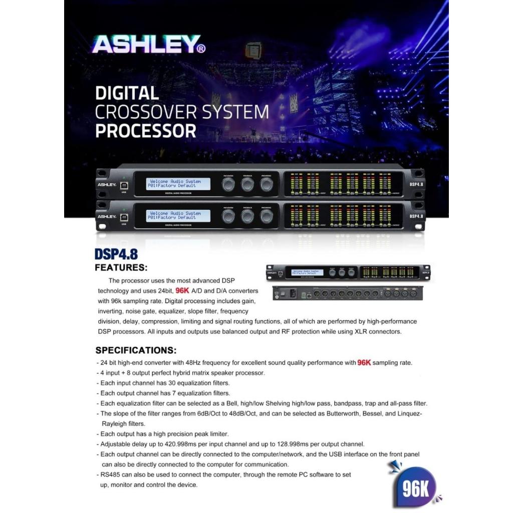Speaker Management Ashley DSP 4.8 original ashley dsp4.8