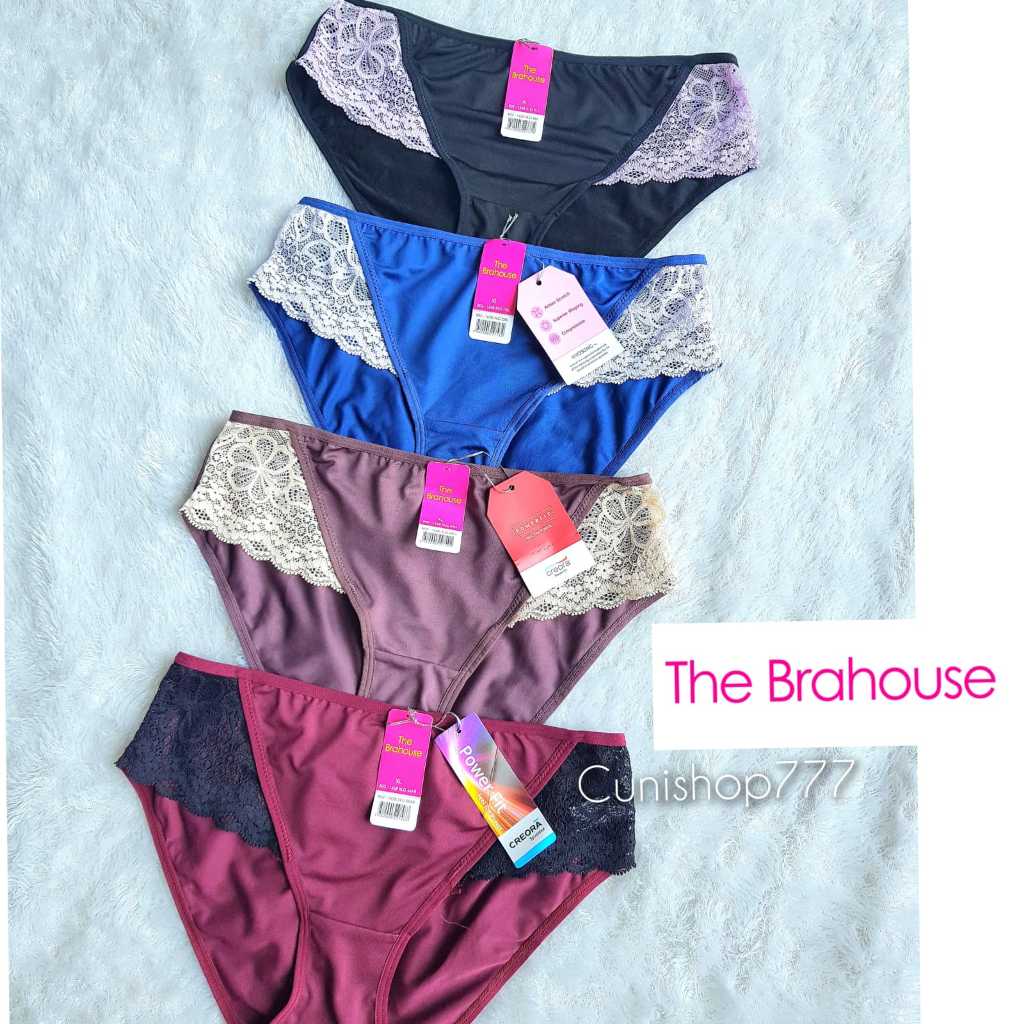 BRAHOUSE MIDI PANTY LACE SIZE M L XL B02 1658 CELANA DALAM CD WANITA RENDA BRA HOUSE