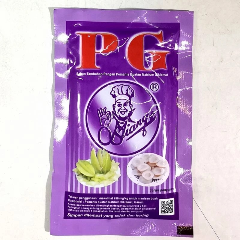 PG Penggurih Manisan Buah | Pemanis | Perapuh | Bumbu Asinan | Manisan Buah - Buahan 15gr