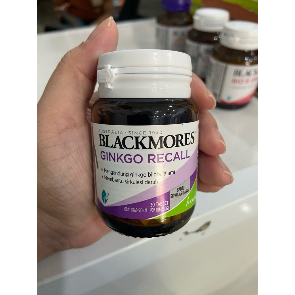 BLACKMORES GINKGO RECALL