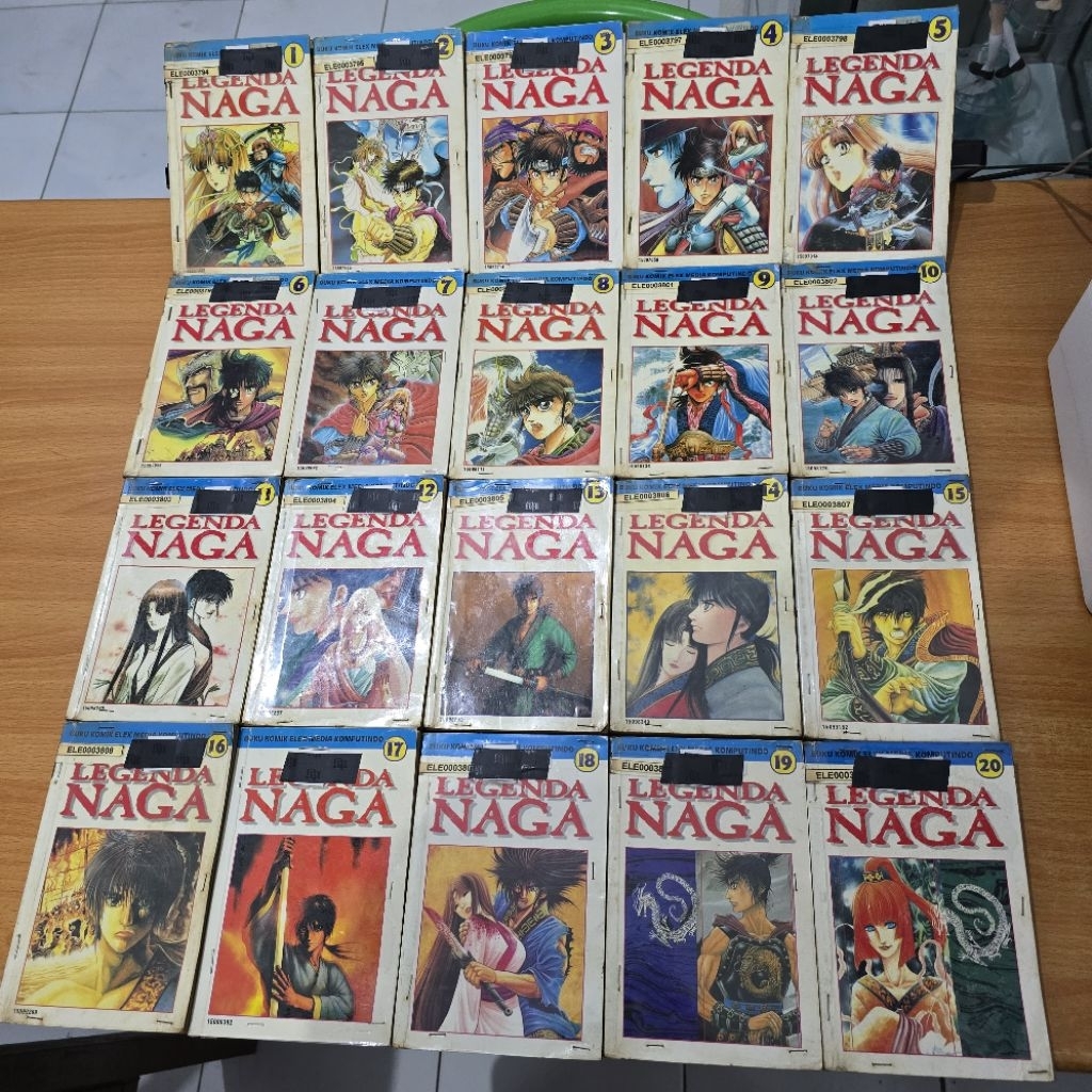 Bundle Komik Legenda Naga Vol. 1-37 + New Legenda Naga Vol. 1-17 + Legenda Naga III The Birth Of A N