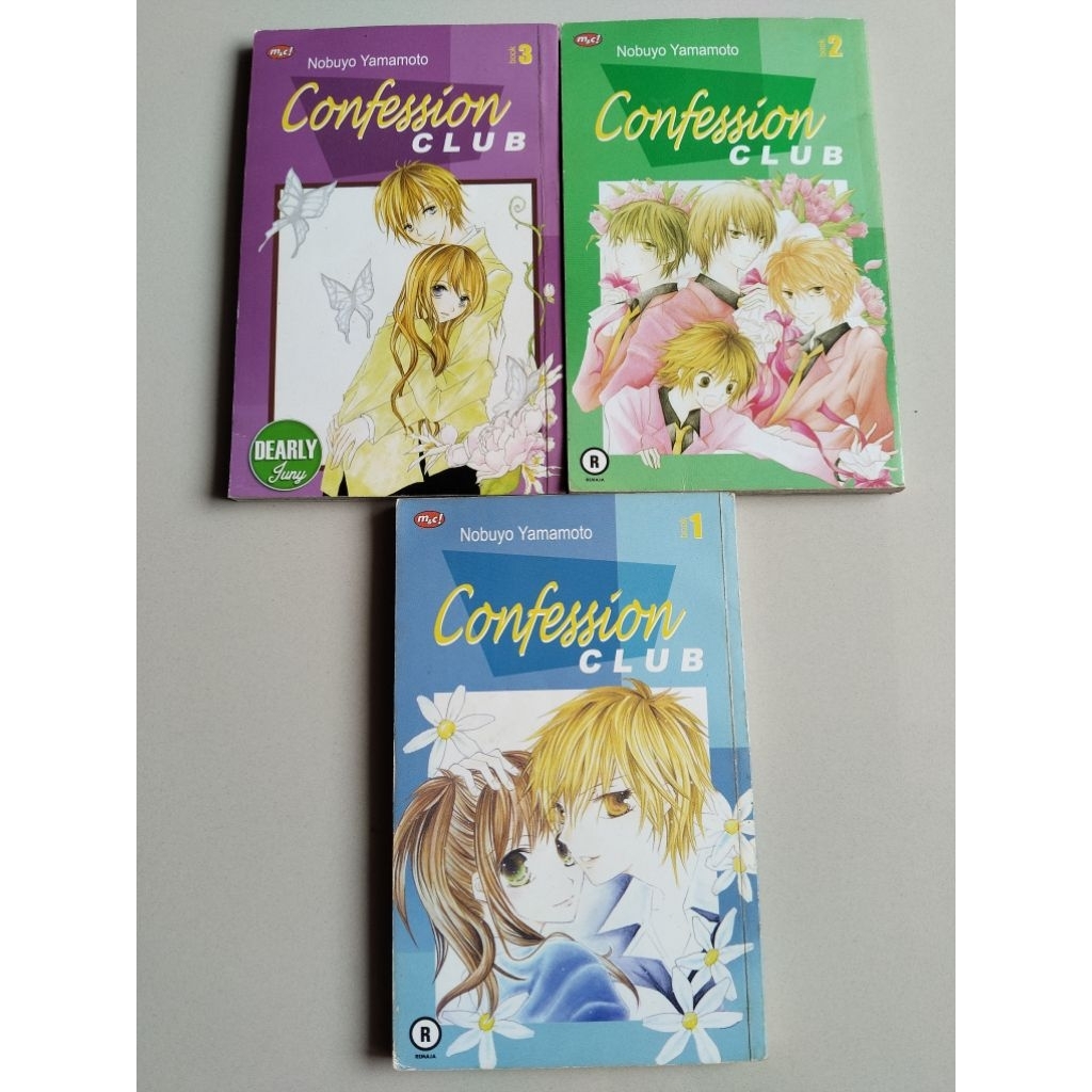 Komik Jadul Confession Club-Nobuyo hamamoto (1-3 TAMAT)/Preloved/Original/Murah