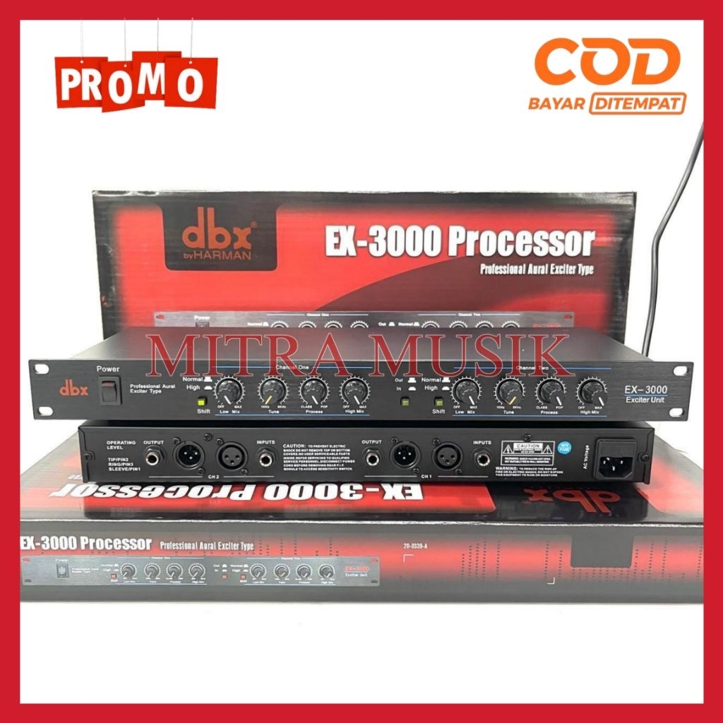 Processor DBX EX 3000 Audio Processor (Grade A+ ) dbx ex3000 ex 3000 Dbx Processor ( Bisa COD )