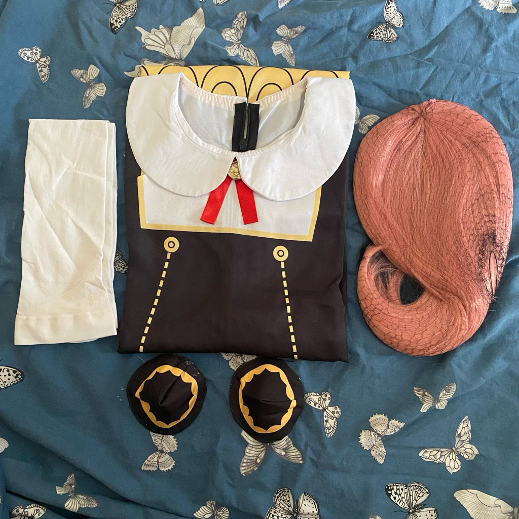 [ PRELOVED ] FULLSET COSTUME COSPLAY ANYA FORGER