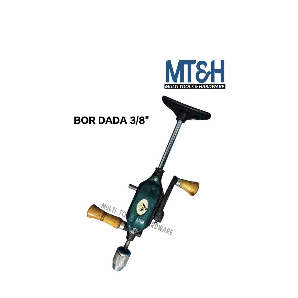 BOR TANGAN MANUAL BOER DADA MANUAL 3/8 " PUTAR HAND DRILL 1 - 10 MM