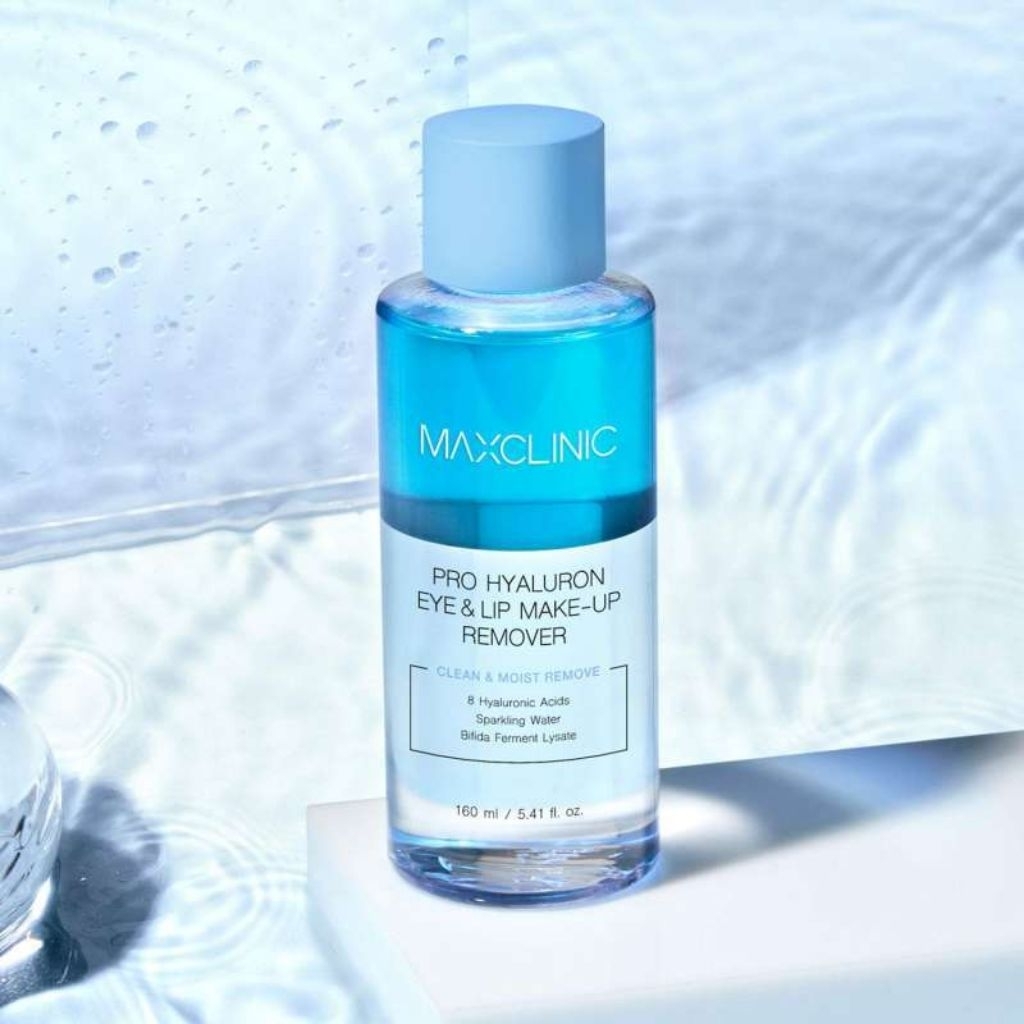 MAXCLINIC Pro Hyaluron Eye & Lip Make - Up Remover 160ML.