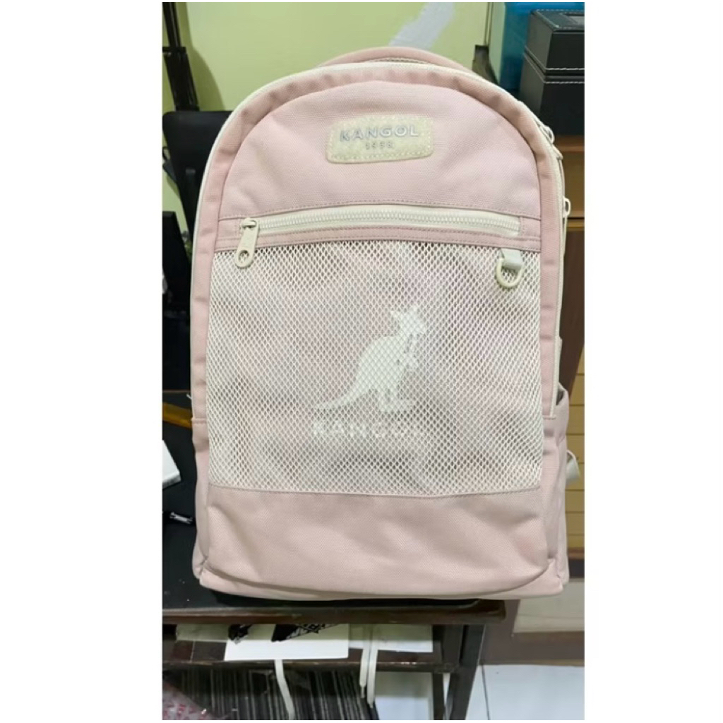 PRELOVED TAS KANGOL PINK ORIGINAL 100% TAS WANITA RANSEL