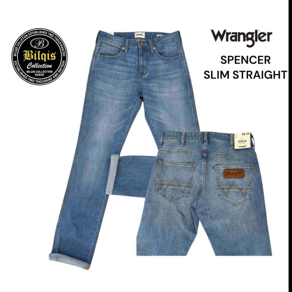celana panjang wrangler pria original SPENCER SLIM STRAIGHT 01A24